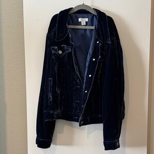 Sundance Navy Velvet Jacket